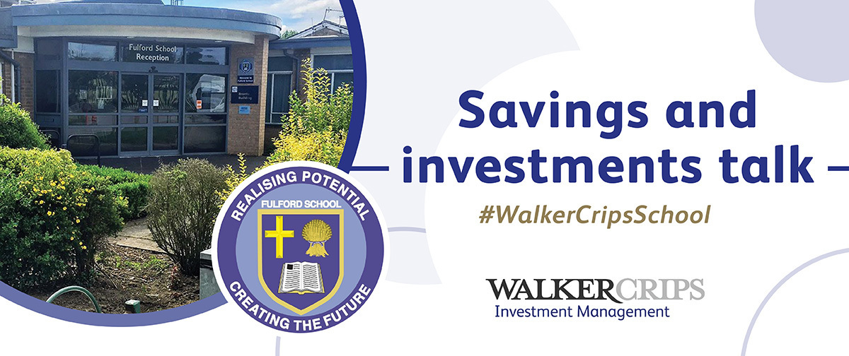 Walker Crips Investment Management visit Fulford School